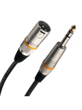RCL30383 D6M BA - Microphone Cable - XLR (m) / TRS Jack (3m), зображення 1