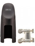H-LIGATURE & CAP FOR ALTO SAXOPHONE Silver-Plated, зображення 1 | JAM H-LIGATURE & CAP FOR ALTO SAXOPHONE Silver-Plated, зображення 1