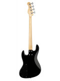 MetroExpress 21-Fret Hybrid P/J Bass, Maple, 4-String (Solid Black High Polish), зображення 2