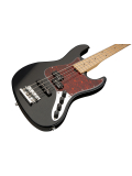 MetroExpress 21-Fret Hybrid P/J Bass, Maple, 4-String (Solid Black High Polish), зображення 3