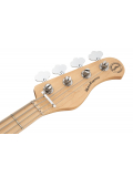 MetroExpress 21-Fret Hybrid P/J Bass, Maple, 4-String (Olympic White High Polish), зображення 6