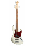 MetroExpress 21-Fret Hybrid P/J Bass, Morado, 5-String (Olympic White High Polish), зображення 1