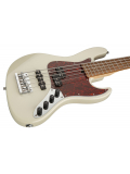 MetroExpress 21-Fret Hybrid P/J Bass, Morado, 5-String (Olympic White High Polish), зображення 3