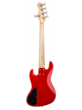 MetroExpress 21-Fret Hybrid P/J Bass, Morado, 5-String (Candy Apple Red Metallic), зображення 2