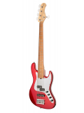 MetroExpress 21-Fret Hybrid P/J Bass, Morado, 5-String (Candy Apple Red Metallic), зображення 8
