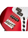 MetroExpress 21-Fret Hybrid P/J Bass, Morado, 5-String (Candy Apple Red Metallic), зображення 4