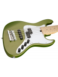 MetroExpress 21-Fret Hybrid P/J Bass, Maple, 5-String (Solid Sage Green Metallic Satin), зображення 3
