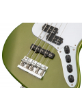MetroExpress 21-Fret Hybrid P/J Bass, Maple, 5-String (Solid Sage Green Metallic Satin), зображення 4