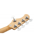 MetroExpress 21-Fret Hybrid P/J Bass, Maple, 5-String (Solid Sage Green Metallic Satin), зображення 7