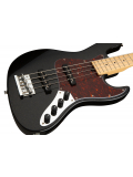 MetroExpress 21-Fret Vintage J/J Bass, Maple, 4-String (Solid Black High Polish), зображення 3