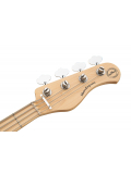 MetroExpress 21-Fret Vintage J/J Bass, Maple, 4-String (Solid Black High Polish), зображення 5