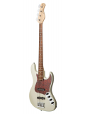 MetroExpress 21-Fret Vintage J/J Bass, Morado, 4-String (Olympic White High Polish), зображення 8