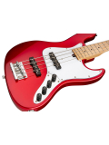 MetroExpress 21-Fret Vintage J/J Bass, Maple, 4-String (Candy Apple Red Metallic), зображення 3