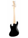 MetroExpress 21-Fret Vintage J/J Bass, Morado, 5-String (Solid Black High Polish), зображення 2