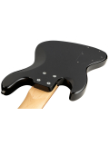 MetroExpress 21-Fret Vintage J/J Bass, Morado, 5-String (Solid Black High Polish), зображення 5