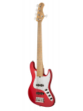 MetroExpress 21-Fret Vintage J/J Bass, Maple, 5-String (Candy Apple Red Metallic), зображення 8