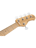 MetroExpress 21-Fret Vintage J/J Bass, Maple, 5-String (Candy Apple Red Metallic), зображення 5