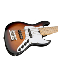 MetroExpress 21-Fret Vintage J/J Bass, Maple, 5-String (Tobacco Burst), зображення 3