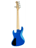 MetroExpress 21-Fret Vintage J/J Bass, Maple, 5-String (Ocean Blue Metallic High Polish), зображення 2