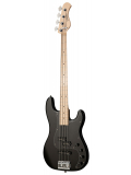 MetroLine 21-Fret Hybrid P/J Bass, Ash, 4-String (Solid Black Satin), зображення 5