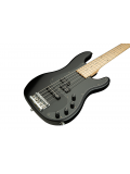 MetroLine 21-Fret Hybrid P/J Bass, Ash, 5-String (Solid Black Satin), зображення 3
