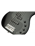 MetroLine 21-Fret Hybrid P/J Bass, Ash, 5-String (Solid Black Satin), зображення 7