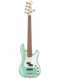 MetroLine 21-Fret Hybrid P/J Bass, Alder, 5-String (Solid Sage Green Metallic Satin), зображення 1