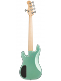 MetroLine 21-Fret Hybrid P/J Bass, Alder, 5-String (Solid Sage Green Metallic Satin), зображення 4