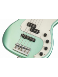 MetroLine 21-Fret Hybrid P/J Bass, Alder, 5-String (Solid Sage Green Metallic Satin), зображення 2
