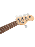 MetroLine 21-Fret Hybrid P/J Bass, Alder, 5-String (Solid Sage Green Metallic Satin), зображення 3