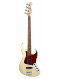 MetroLine 21-Fret Vintage J/J Bass, Alder, 4-String (Solid Olympic White High Polish), зображення 1