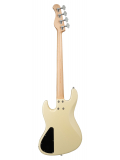 MetroLine 21-Fret Vintage J/J Bass, Alder, 4-String (Solid Olympic White High Polish), зображення 2
