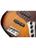 MetroLine 21-Fret Vintage J/J Bass, Ash, 4-String ('59 Burst Transparent High Polish), зображення 4