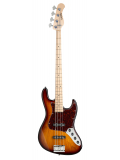 MetroLine 21-Fret Vintage J/J Bass, Ash, 4-String ('59 Burst Transparent High Polish), зображення 1