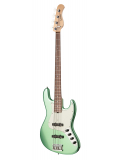 MetroLine 21-Fret Vintage J/J Bass, Alder, 4-String (Solid Sage Green Metallic Satin), зображення 8