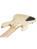 MetroLine 21-Fret Vintage J/J Bass, Alder, 5-String (Solid Olympic White High Polish), зображення 6