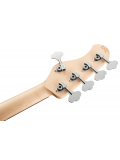 MetroLine 21-Fret Vintage J/J Bass, Alder, 5-String (Solid Olympic White High Polish), зображення 8