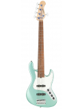 MetroLine 21-Fret Vintage J/J Bass, Alder, 5-String (Solid Sage Green Metallic Satin), зображення 1