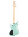 MetroLine 21-Fret Vintage J/J Bass, Alder, 5-String (Solid Sage Green Metallic Satin), зображення 7