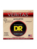 VERITAS Coated Core Acoustic Guitar Strings - Custom Light (11-50), зображення 1