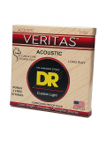 VERITAS Coated Core Acoustic Guitar Strings - Custom Light (11-50), зображення 2