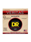 VERITAS Coated Core Acoustic Guitar Strings - Light (12-54), зображення 1