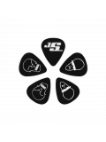 JOE SATRIANI SIGNATURE GUITAR PICKS, BLACK Medium Gauge (.70mm), 10-Pack, зображення 1
