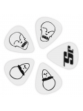 JOE SATRIANI SIGNATURE GUITAR PICKS, WHITE (Light Gauge), зображення 1