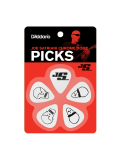 JOE SATRIANI SIGNATURE GUITAR PICKS, WHITE (Medium Gauge), зображення 1