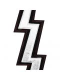 25LNBT00 LIGHTNING BOLT SUEDE GUITAR STRAP (SILVER), зображення 3 | JAM 25LNBT00 LIGHTNING BOLT SUEDE GUITAR STRAP (SILVER), зображення 3
