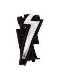 25LNBT00 LIGHTNING BOLT SUEDE GUITAR STRAP (SILVER), зображення 1 | JAM 25LNBT00 LIGHTNING BOLT SUEDE GUITAR STRAP (SILVER), зображення 1
