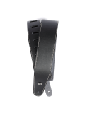 25LS00-DX Deluxe Leather Guitar Strap (Black with Contrast Stitch), зображення 3