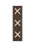 25VDG00 VINTAGE SUEDE GUITAR STRAP (BROWN), зображення 3