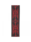 50A12 NYLON WOVEN GUITAR STRAP (VOODOO), зображення 3
